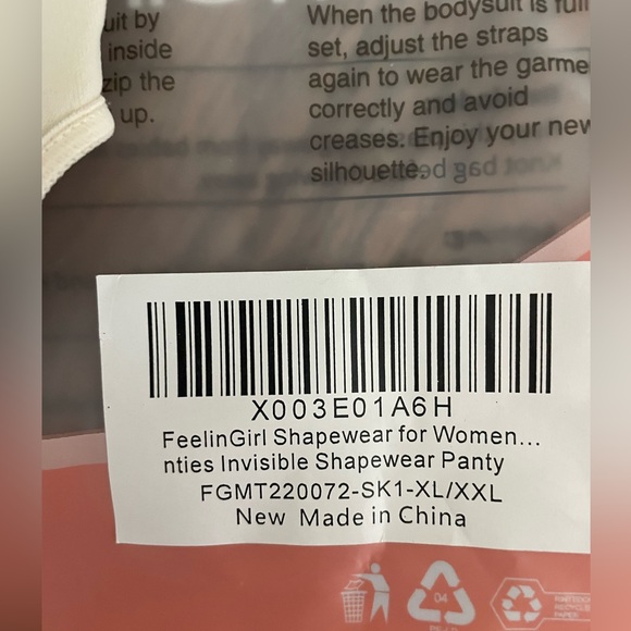 NWT-Feeling Girl ShapeWear invisible high waist panty xl-xxl - Picture 6 of 10